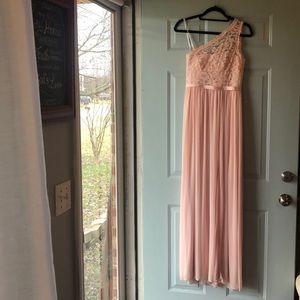 David’s Bridal lace gown